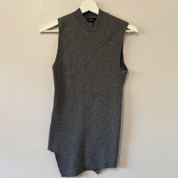 Theory Evian Twisted Rib Sleeveless Sweater L - Picture 2 of 5
